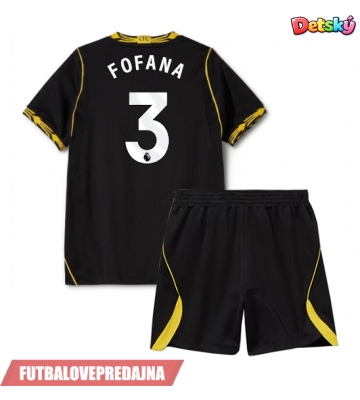 Lacne Dětský Futbalové dres Chelsea Wesley Fofana #3 2026-27 Krátky Rukáv - Preč (+ trenírky)